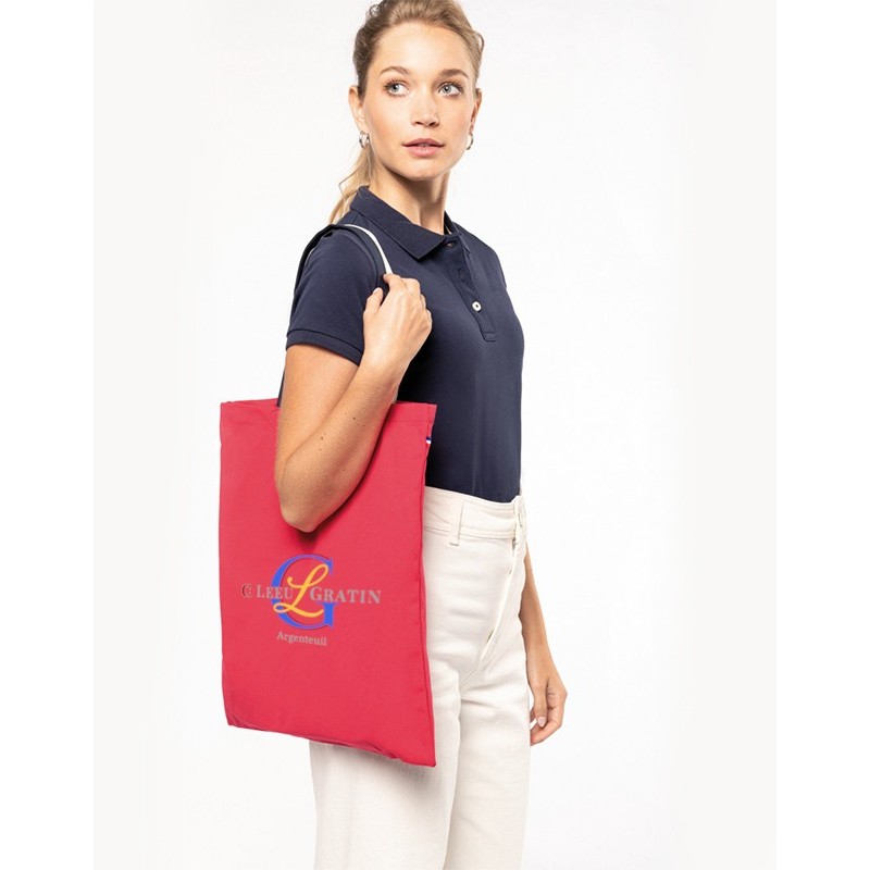 Sac de shopping tricolore imprimé Made in France