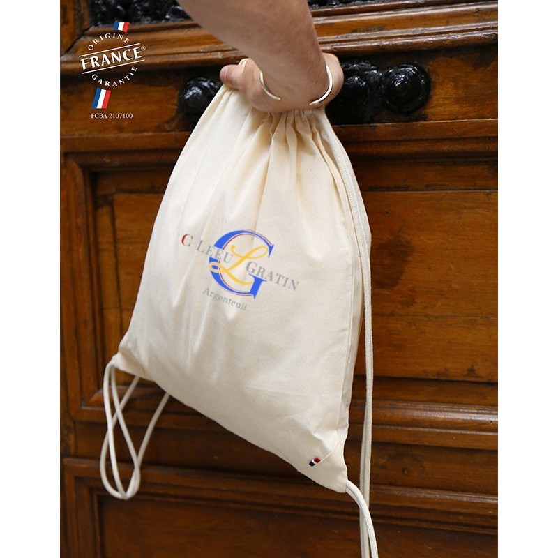 Sac à dos bio imprimé Made in France